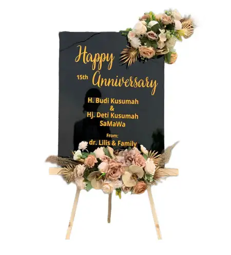 Papan Bunga Akrilik Slungkep